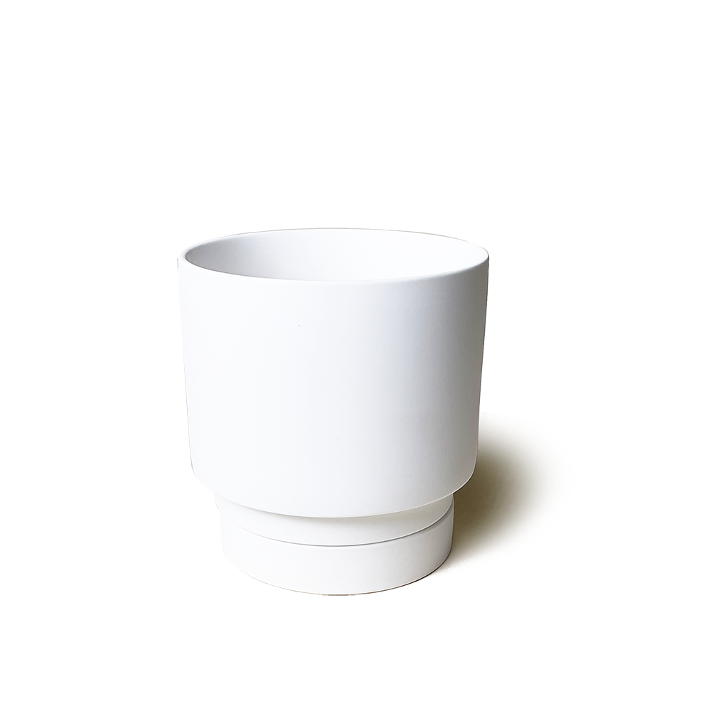 Casey Indoor Ceramic Planter Self Watering Pot: Olive