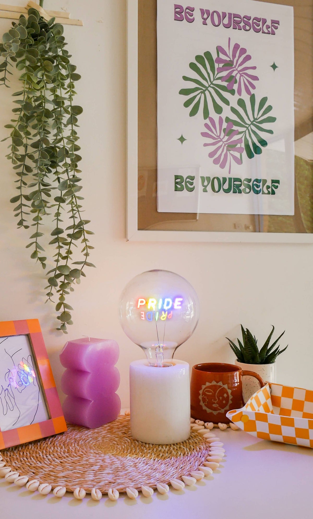 LED Text Light Bulbs- Screw Down