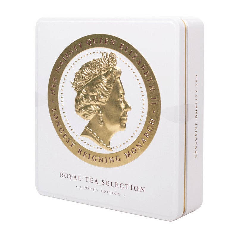 Queen Cameo Ivory Tea Gift Caddy | 32 Teabags