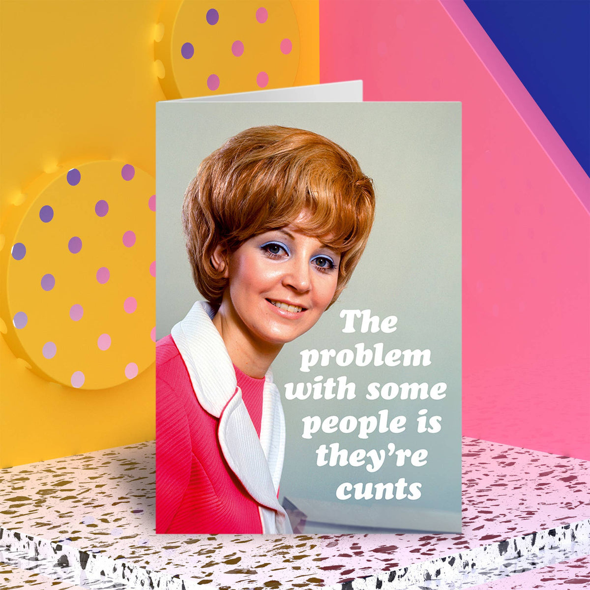 The problem with some people Greeting Card