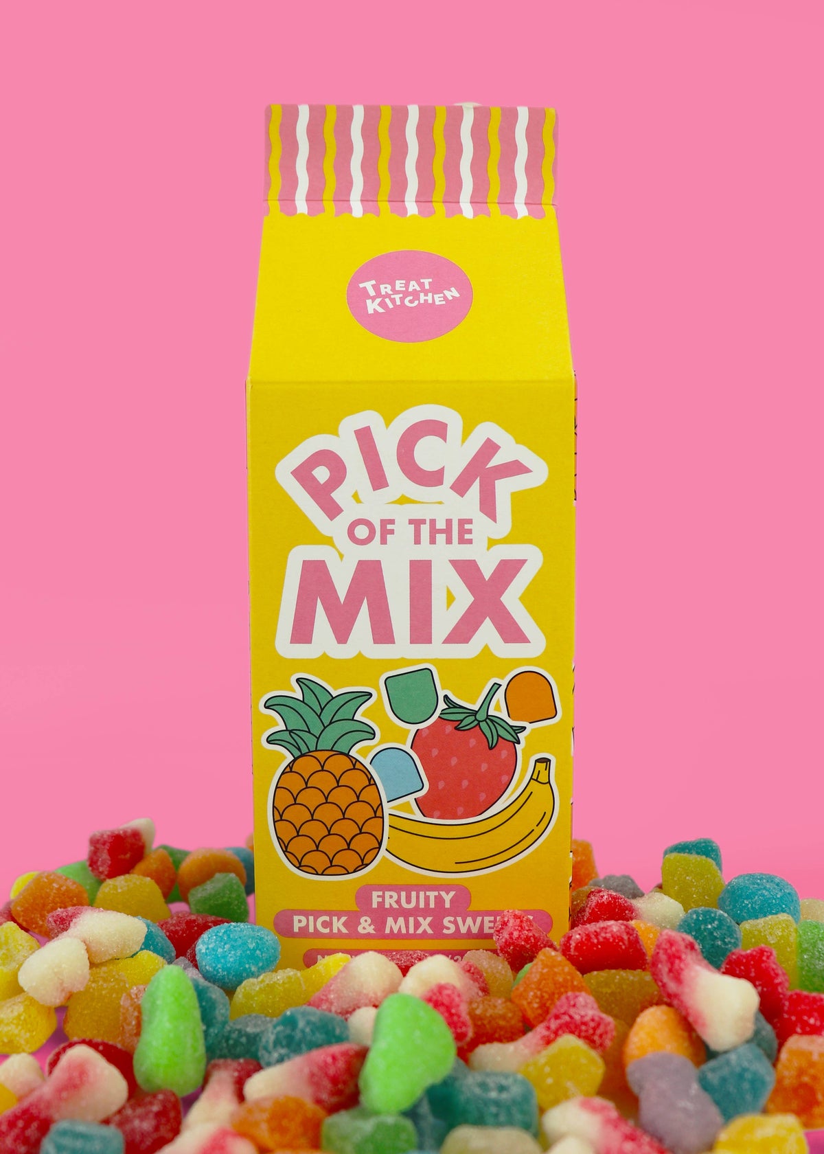 Gummy Pick & Mix Sweets Milk Carton (250g)