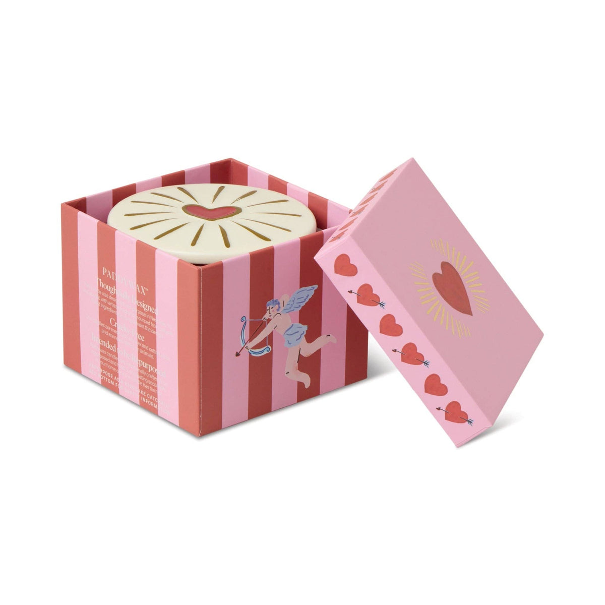 Paddywax Charmed Glass Candle Heart - Wild Fig & Rose