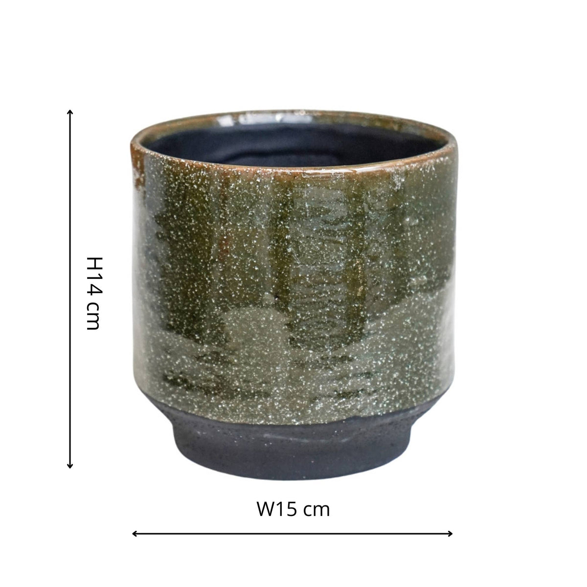 Clovelly Planter: Ivory/ Off-white / 10 cm