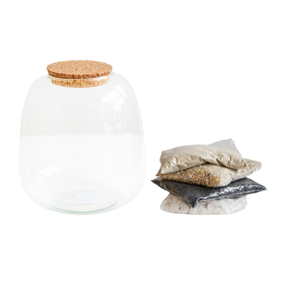 Bowl Shape Medium Terrarium DIY Kit H20cm D19cm