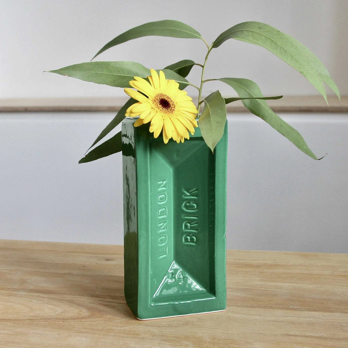 London Brick Vase (Green)