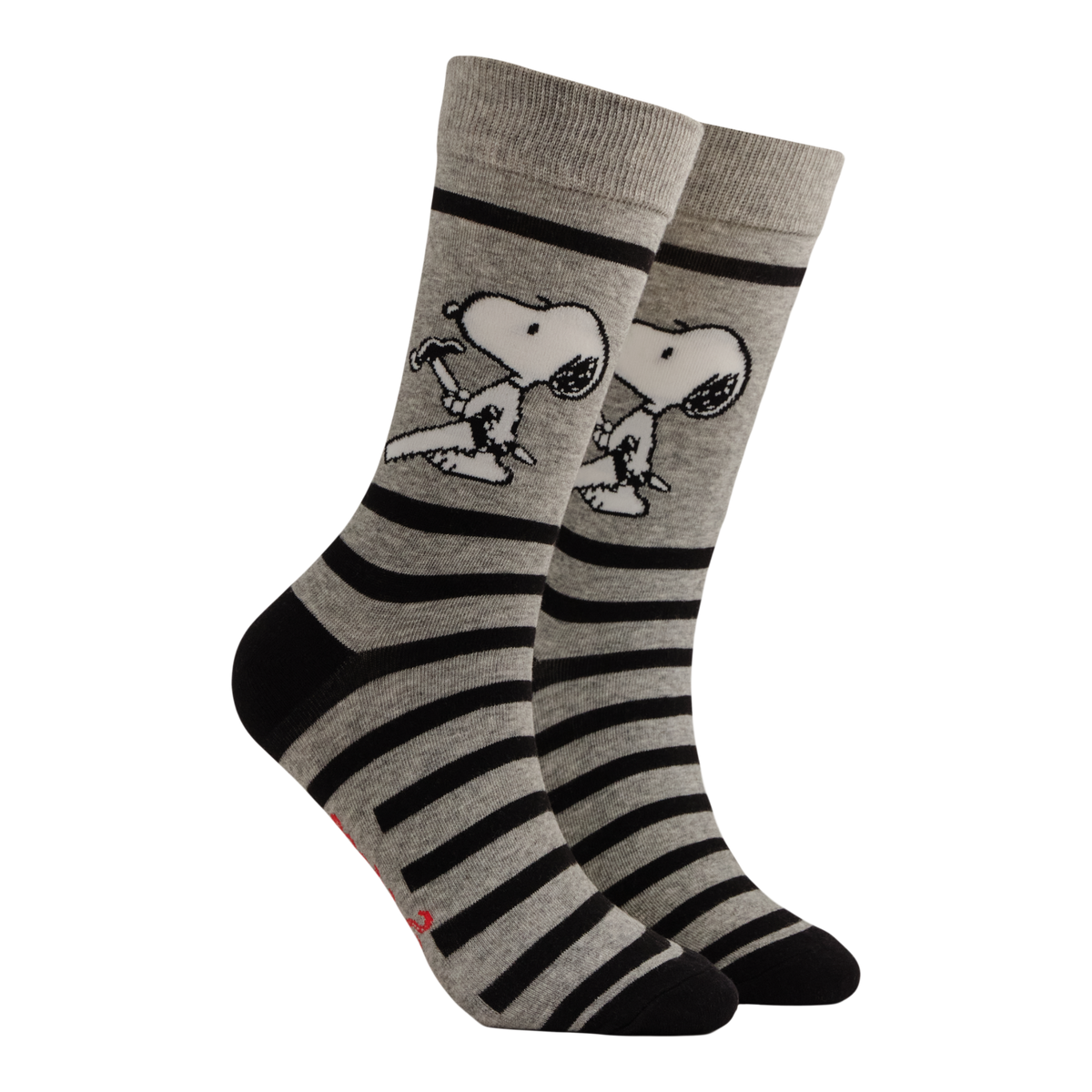 Dad DIY Snoopy Socks - Peanuts: GREY / L (UK 9-12 / EU 43-48 / US 10-13)