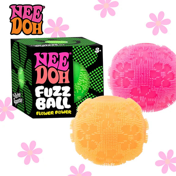 NeeDoh Fuzz Ball Flower Power Fidget Toy