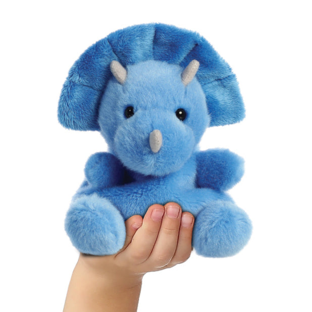 Palm Pal Tank Triceratops 5 Inch Plush Toy