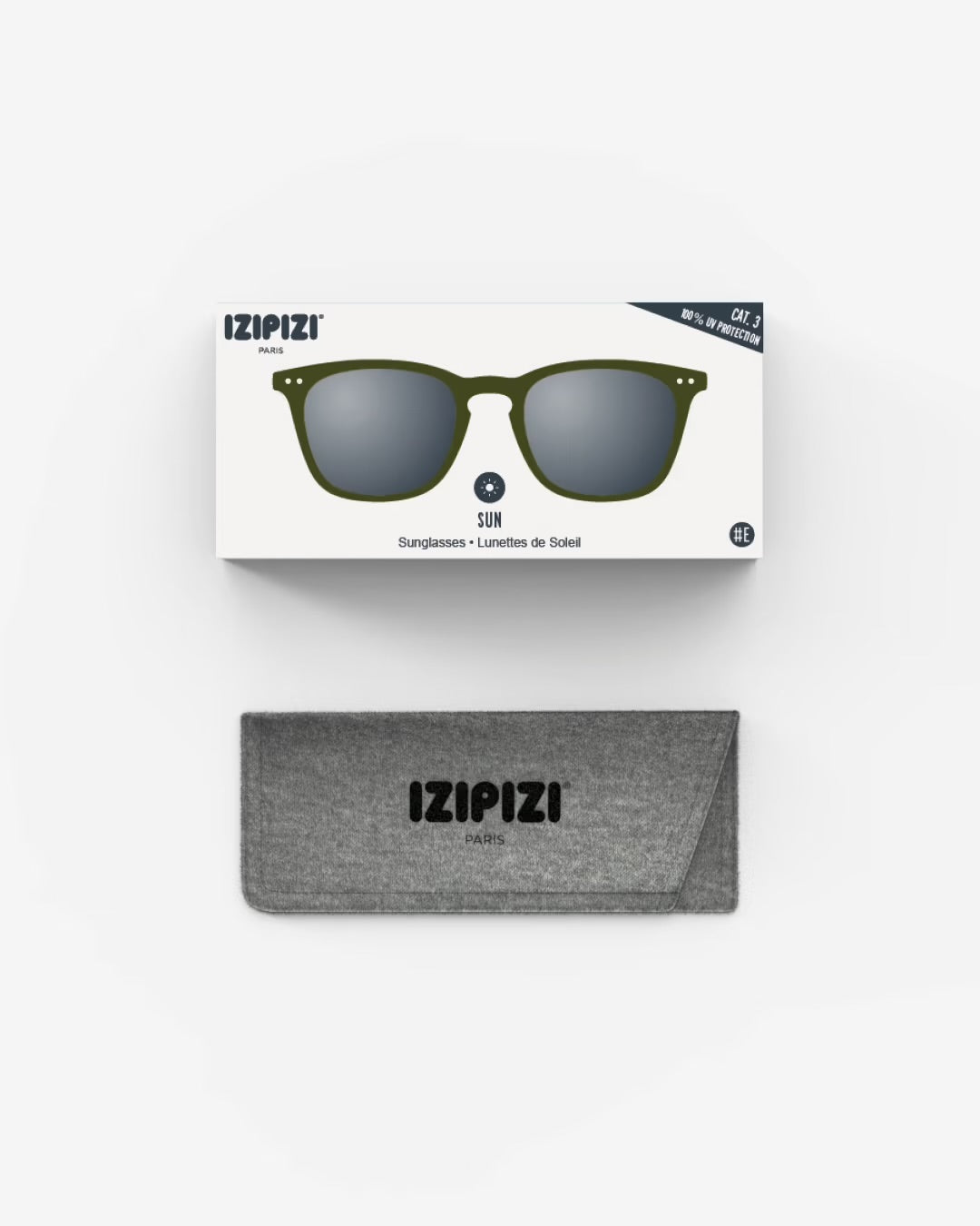 #E KAKI GREEN SUNGLASSES