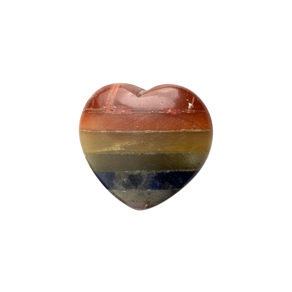 Small Crystal Heart, 3cm: Lapis Lazuli