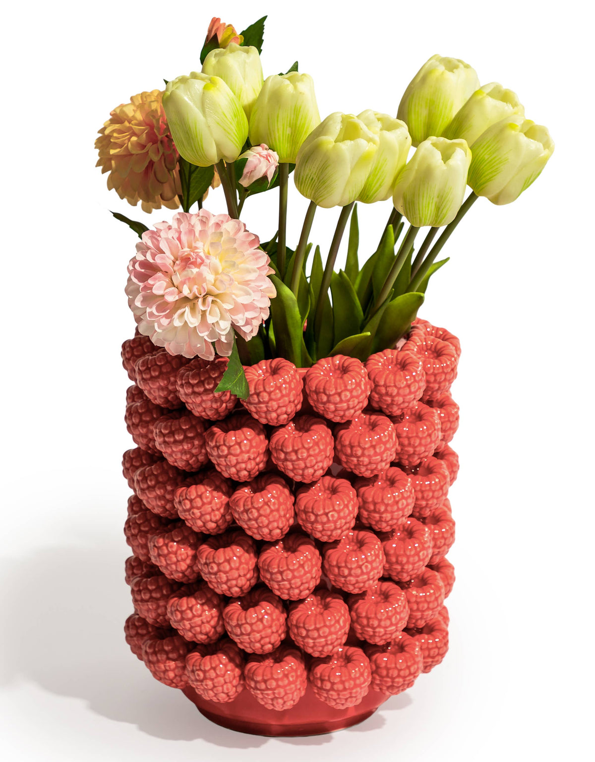 Ceramic Large Multi Raspberry Vase