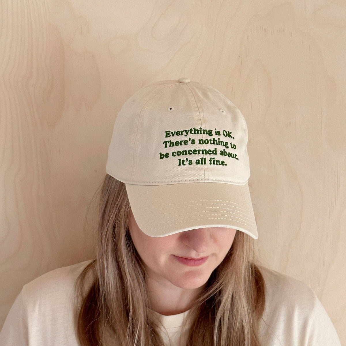 Everything is OK - Cotton Baseball Cap