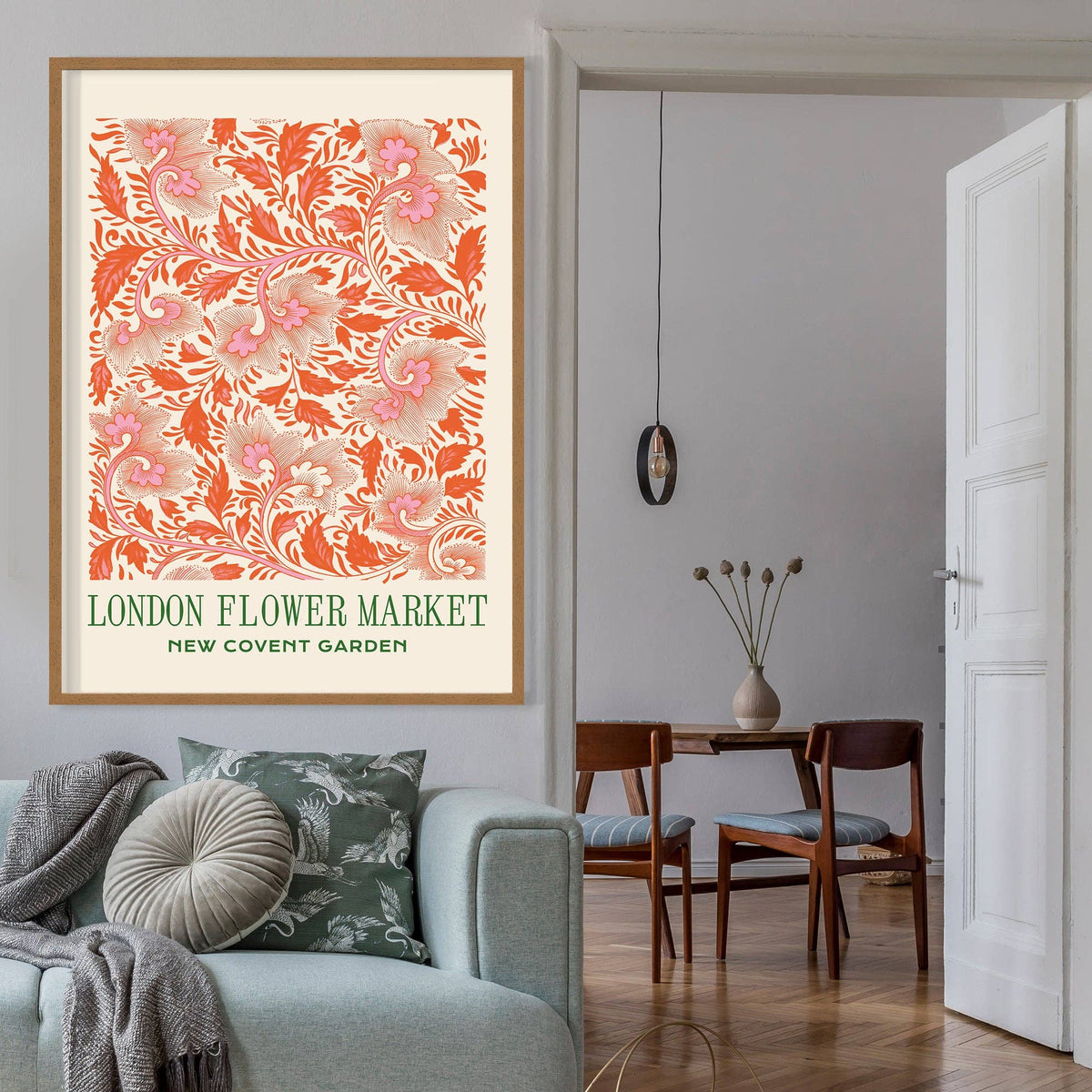 London Flower Market Covent Garden Print