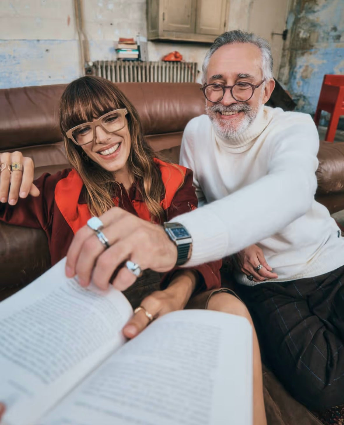 IZIPIZI Quote Reading - Light Marble +1 Diopter