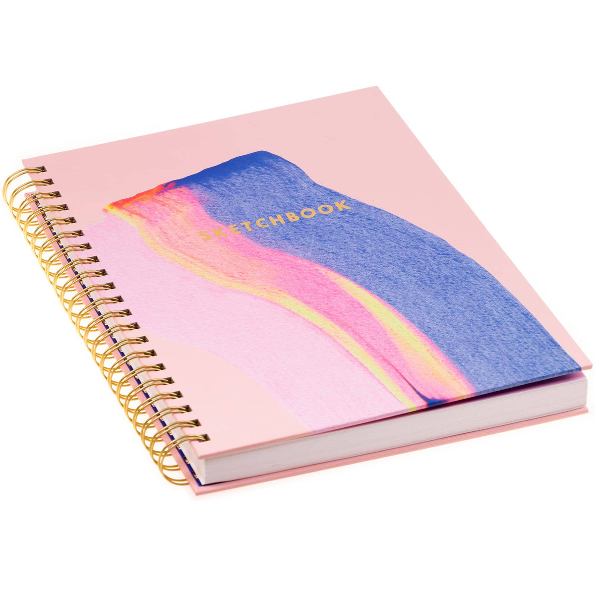 Éccolo Hardcover Wirebound Sketchbook - Pink Paint - 8X11"