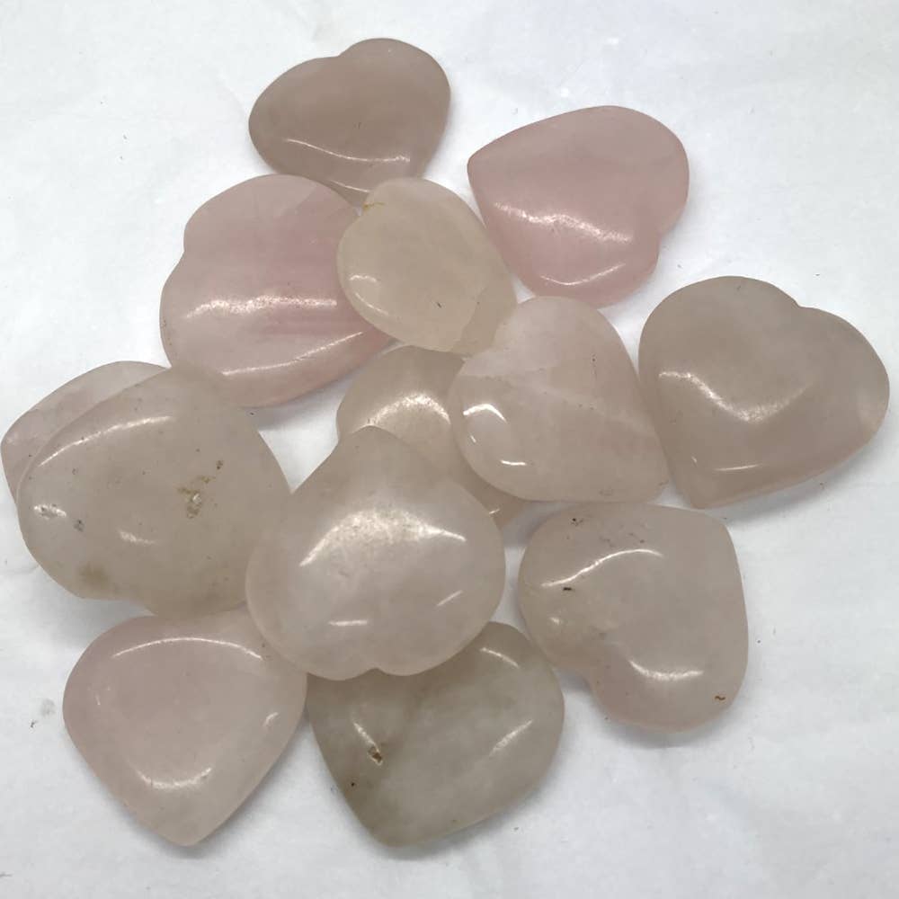 Small Crystal Heart, 3cm: Clear Quartz