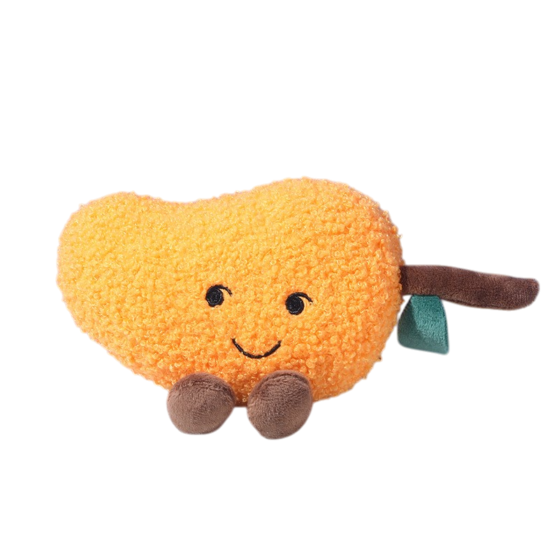 Cute Fruit Plush Dog Toy – Squeaky Chew Toy: Watermelon