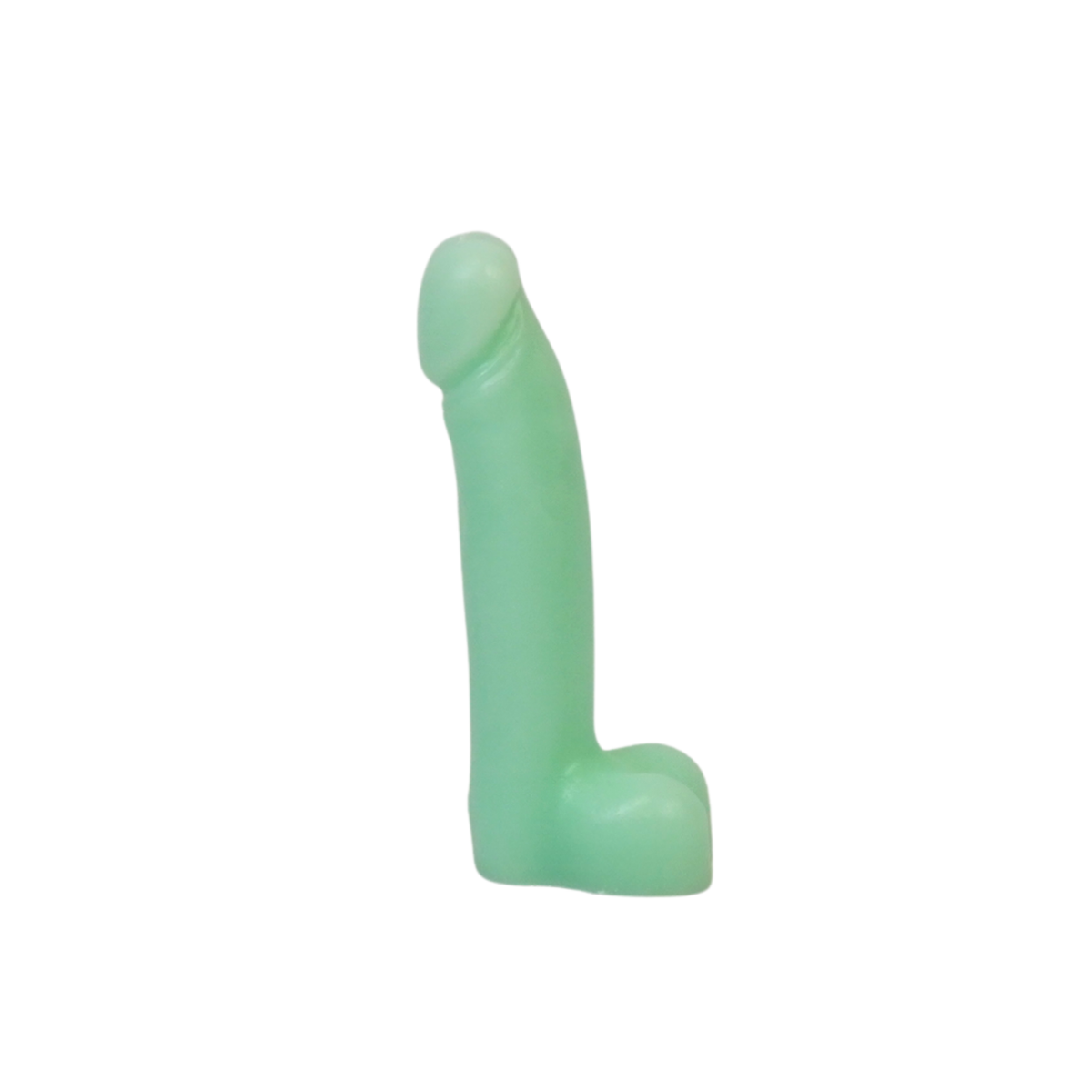 Candle - Dick - Wax - Mint  - 160gram - 7x5,5x17cm
