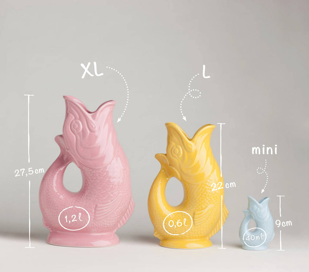 White Gluggle Jug | Gluggle Jug