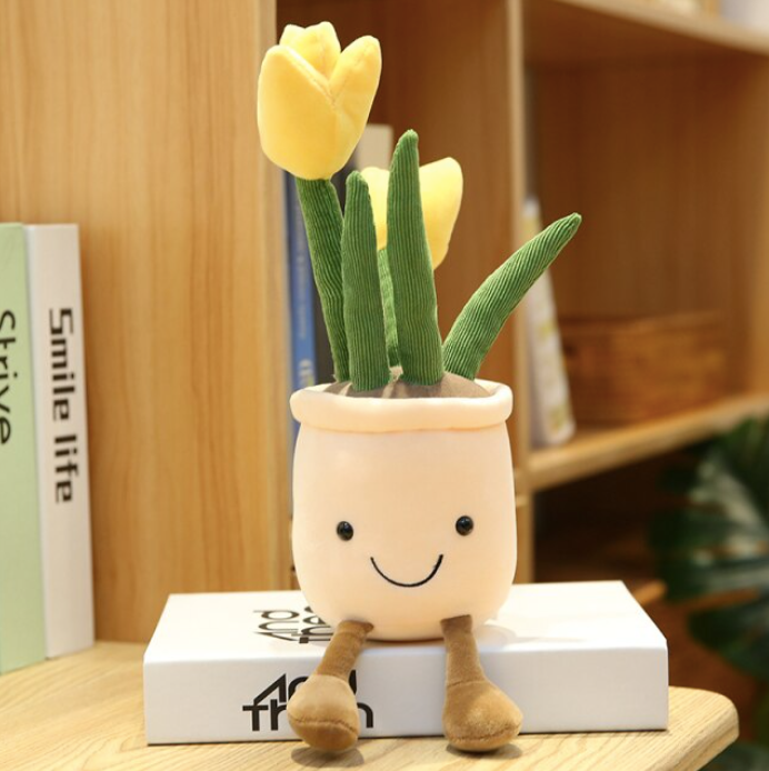 35cm Tulip Plush Toy: Red