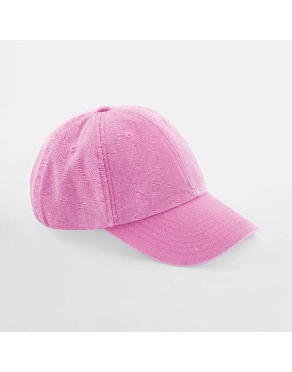 Beechfield Low Profile Vintage Cap | Unisex | Heavy Washed Cotton | 19 Colours | One Size: Vintage Black / One Size