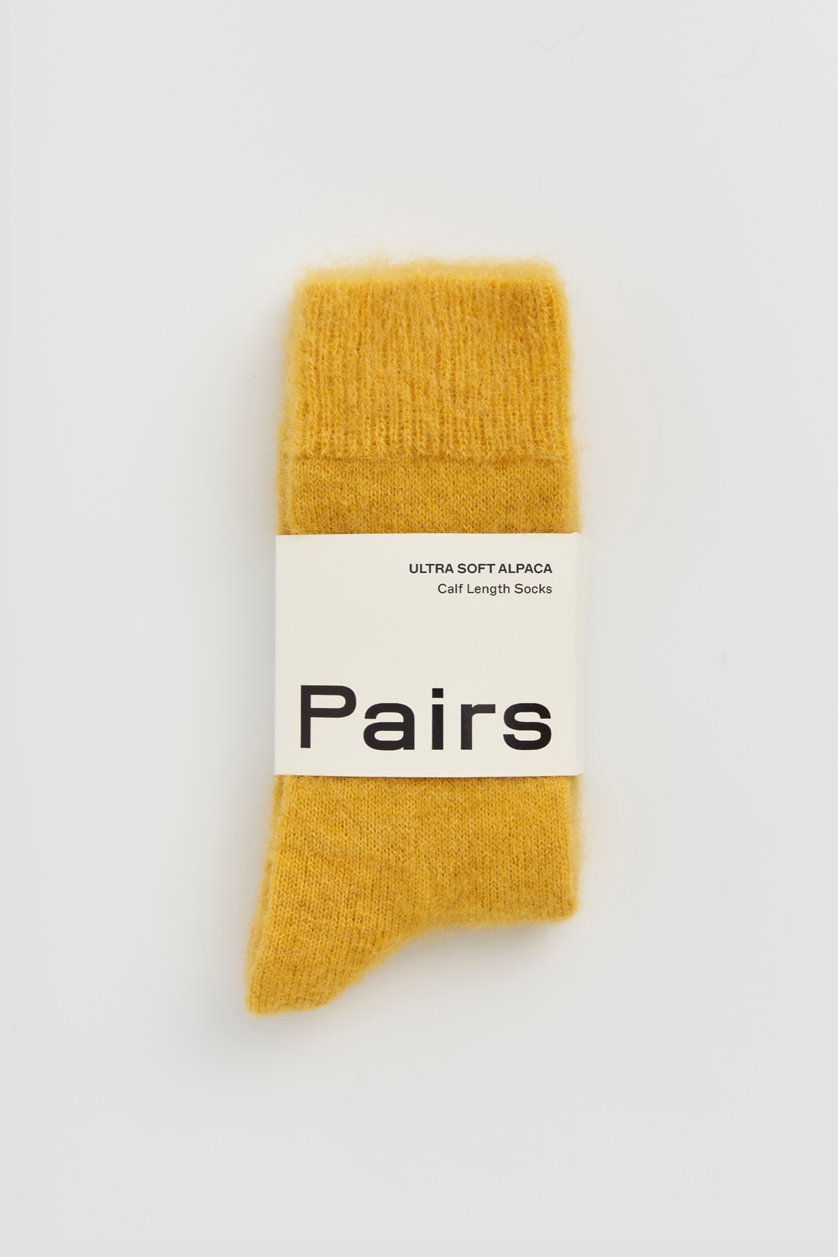 Dandelion Yellow Ultra Soft Alpaca Socks: Dandelion Yellow / Large (UK 11-13)