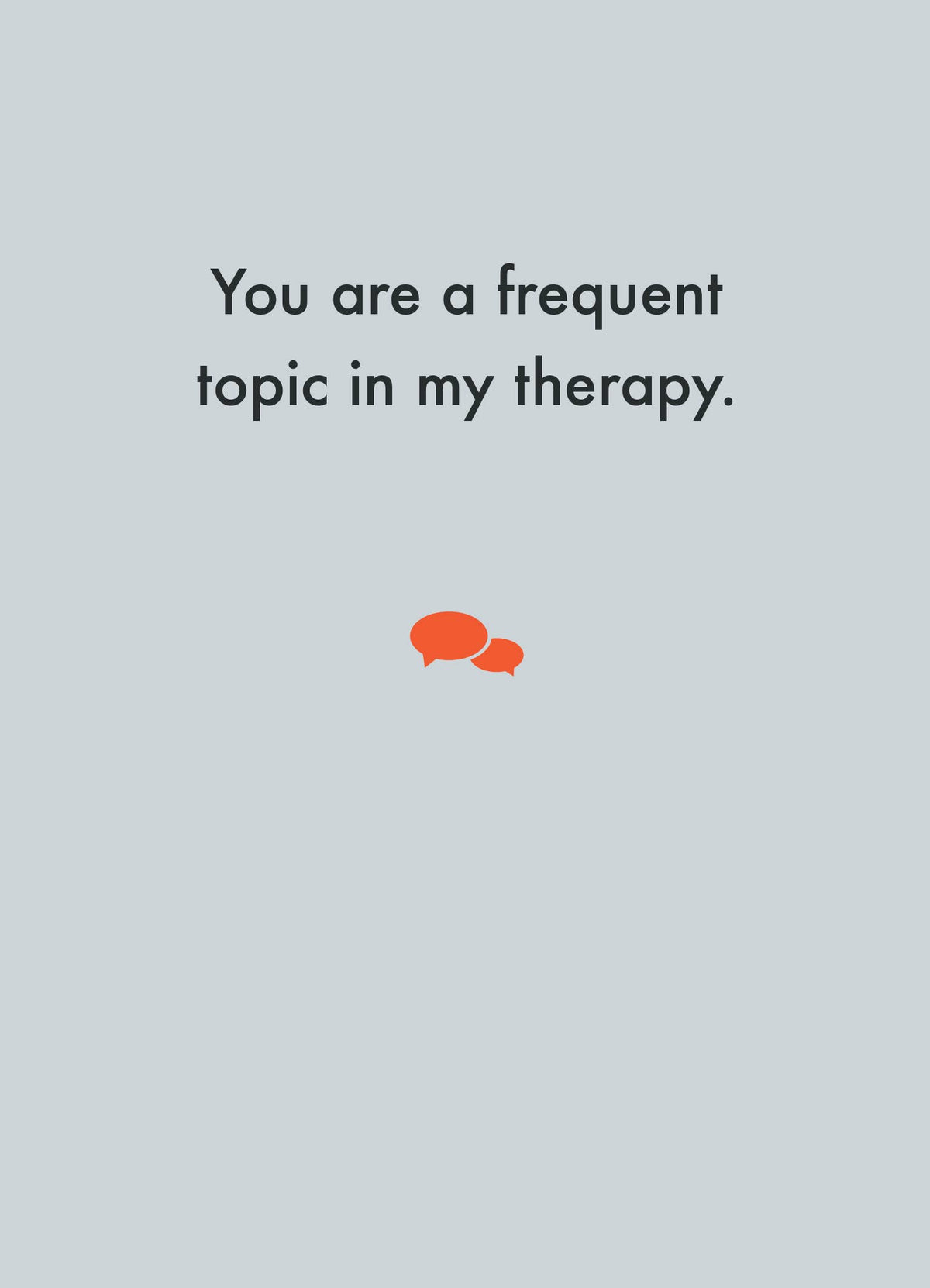 Therapy Greeting Card