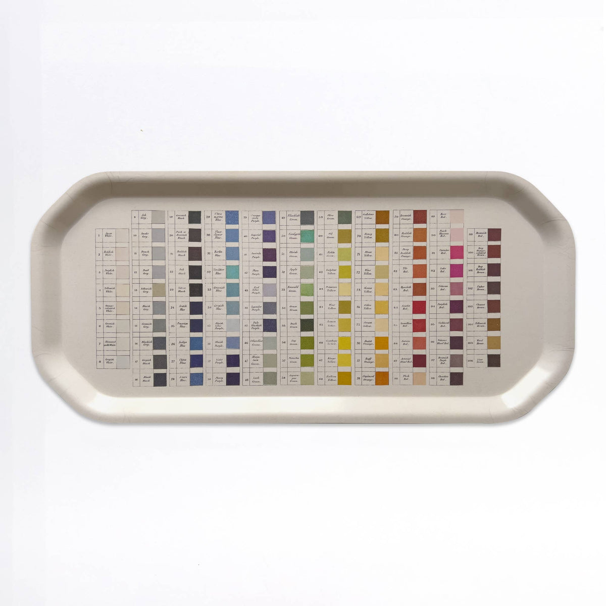Werner&#39;s Nomenclature of Colours Birchwood Tray
