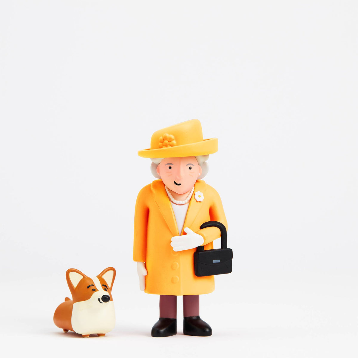 Queen Elizabeth & Royal Corgi – London Souvenir  Best Seller: Green