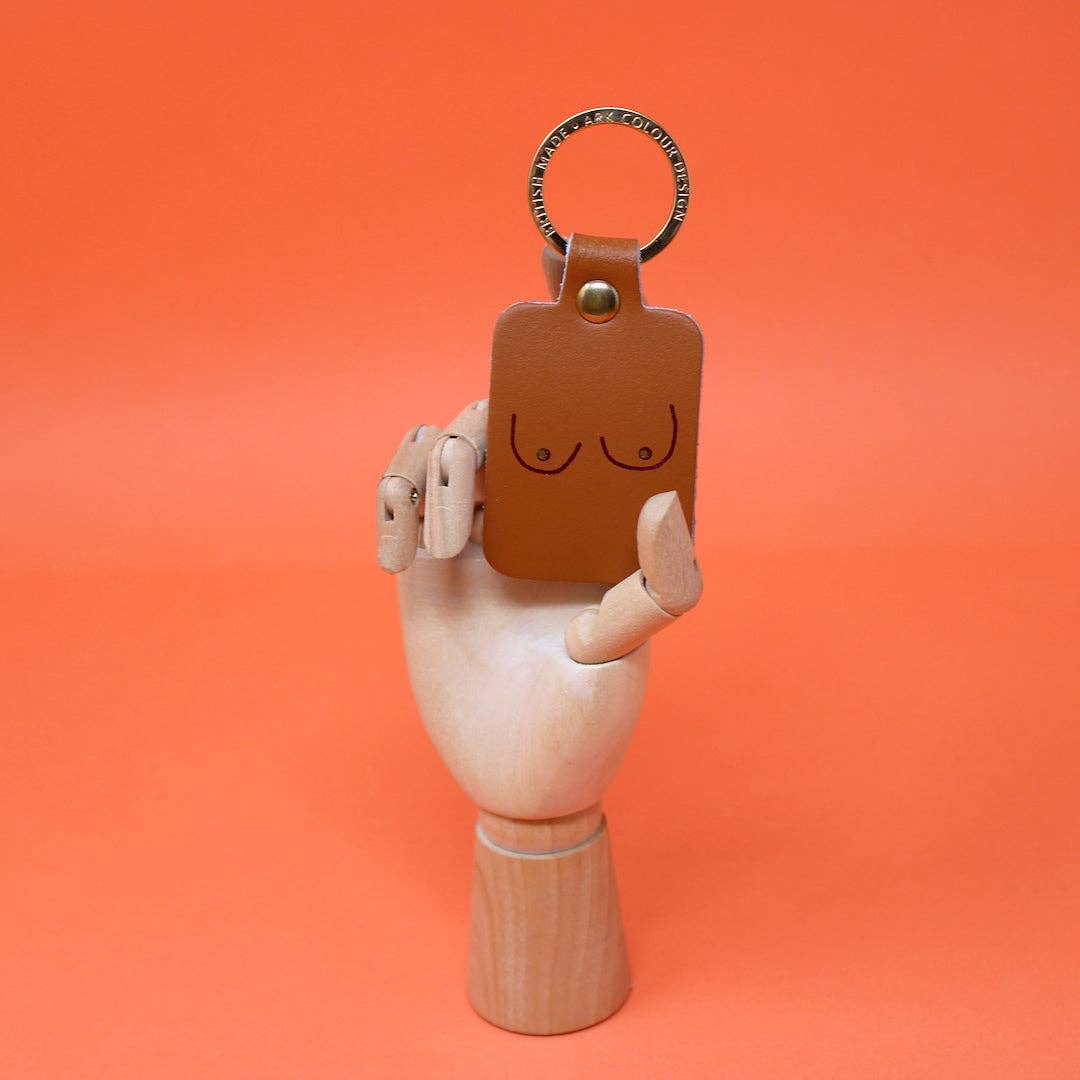Boobs Key Fob: Black