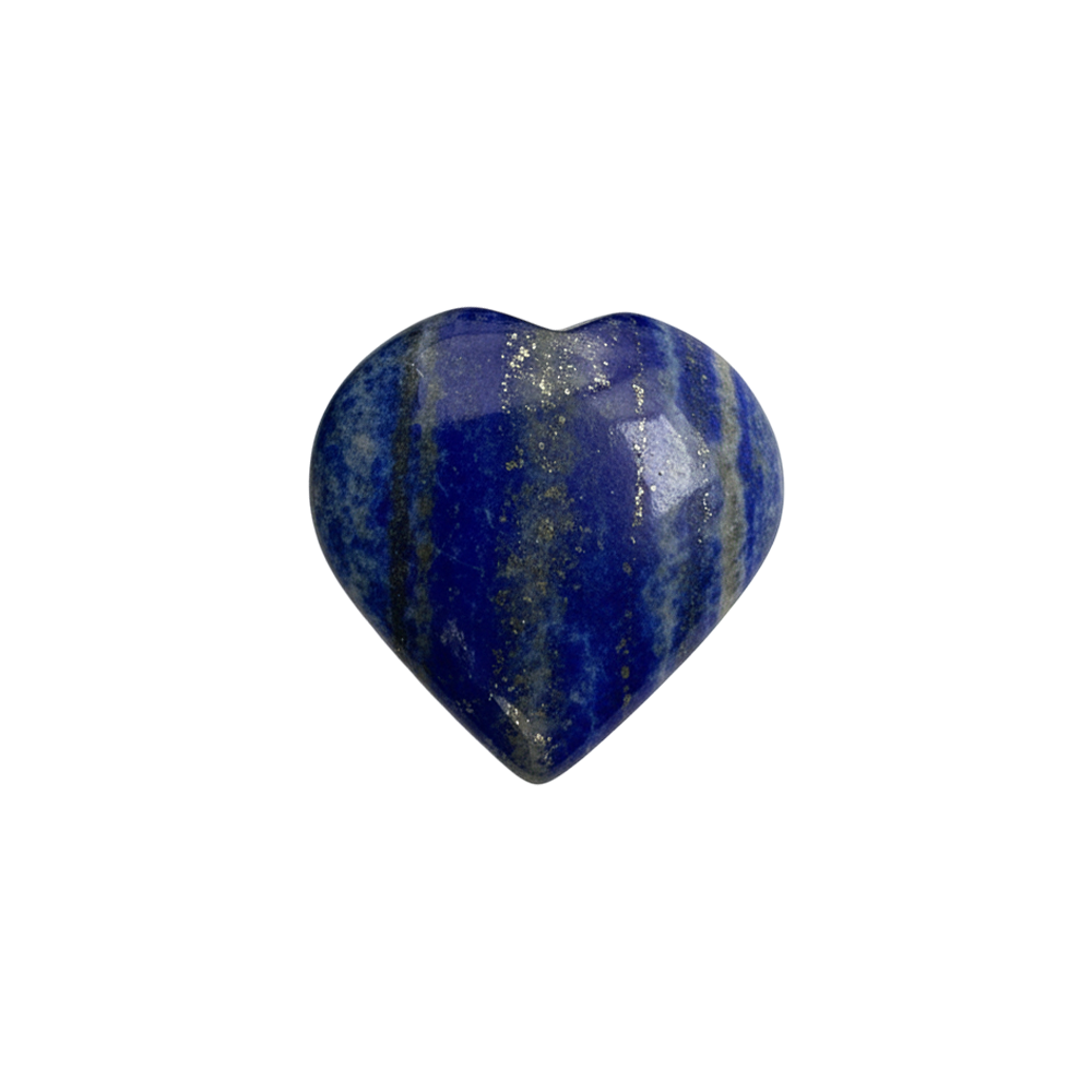 Small Crystal Heart, 3cm: Lapis Lazuli