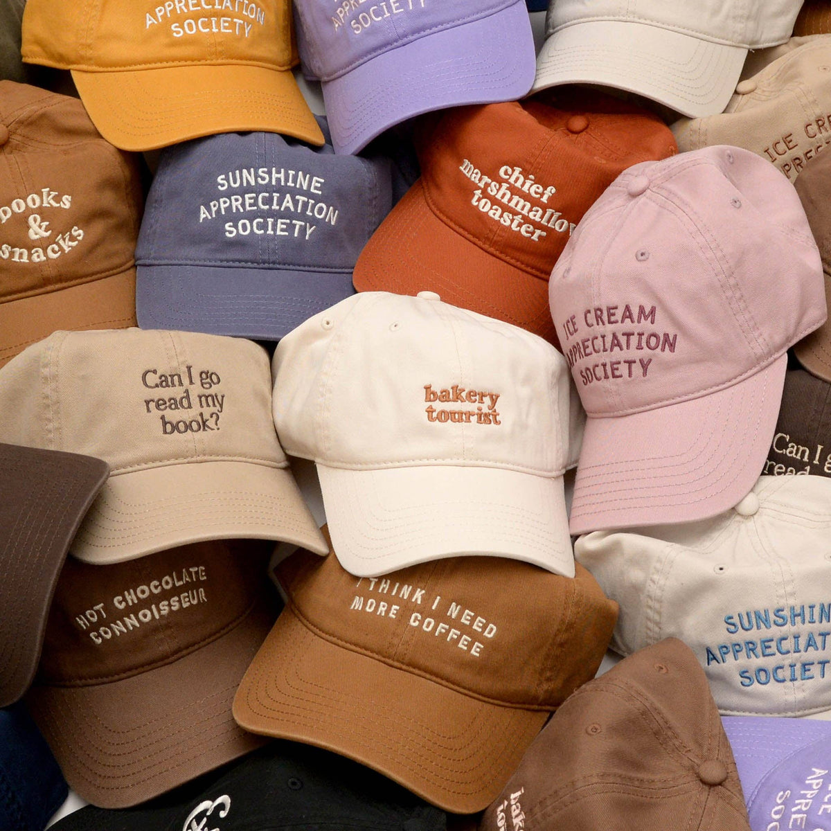 Ice Cream Appreciation Society - Cotton Baseball Cap - Butterscotch