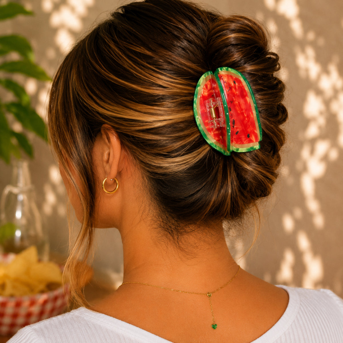 Watermelon Novelty Hair Clip