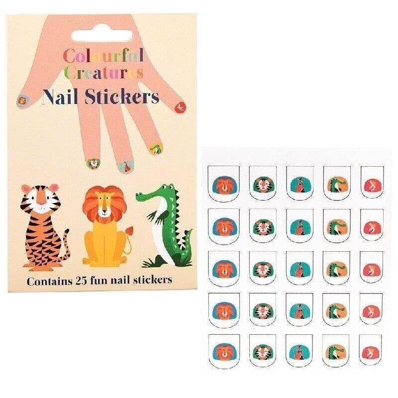 Children&#39;s Nail Stickers - Colourful Creatures