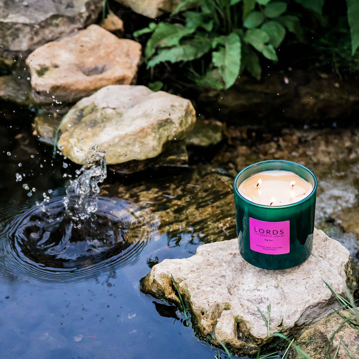 Big Sur Triple Wick Candle | Large Candles | Coastal Candles: Yes I need a box