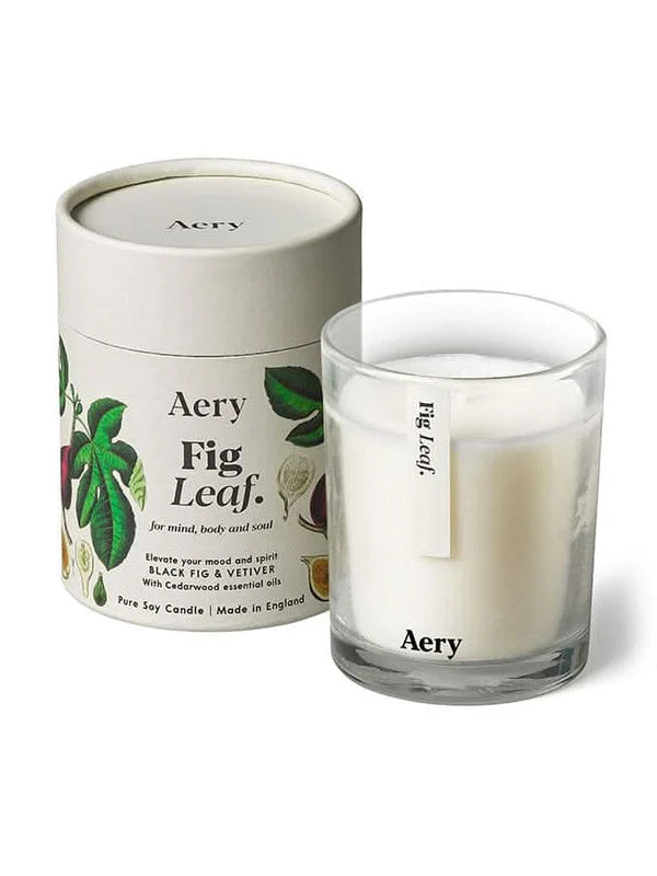 Botanical Fig Leaf Scented Candle