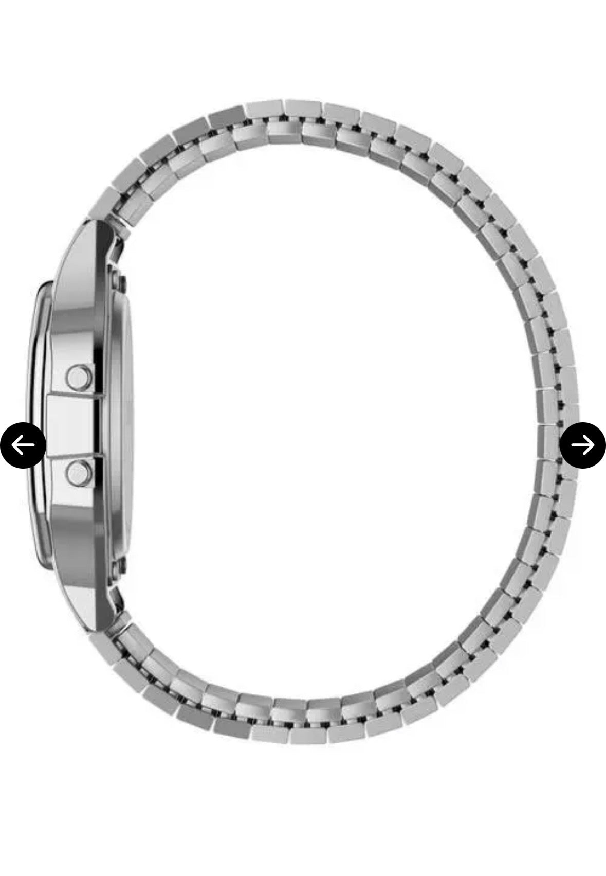 Timex T80 Silver 34mm Digital Watch