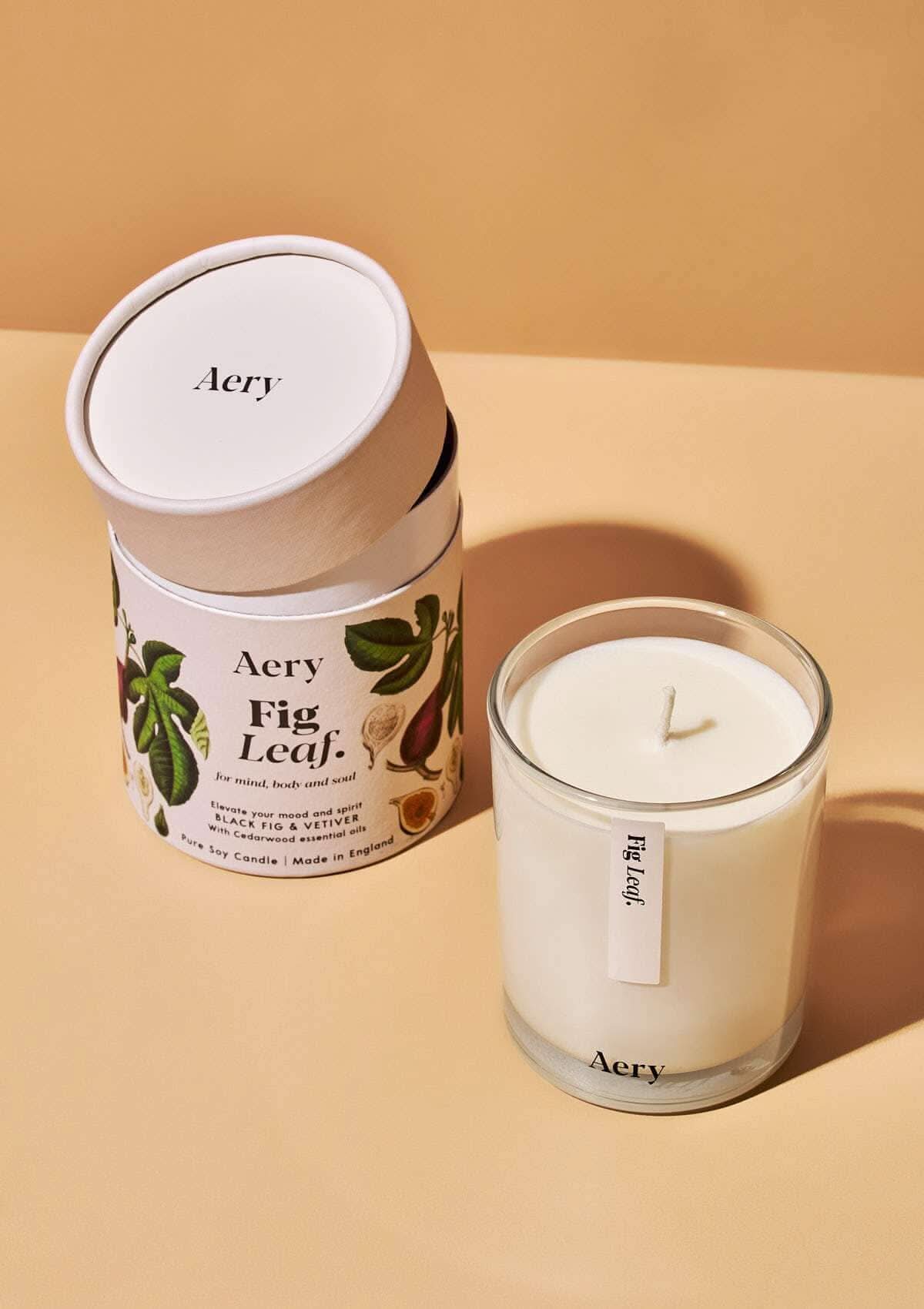Botanical Fig Leaf Scented Candle