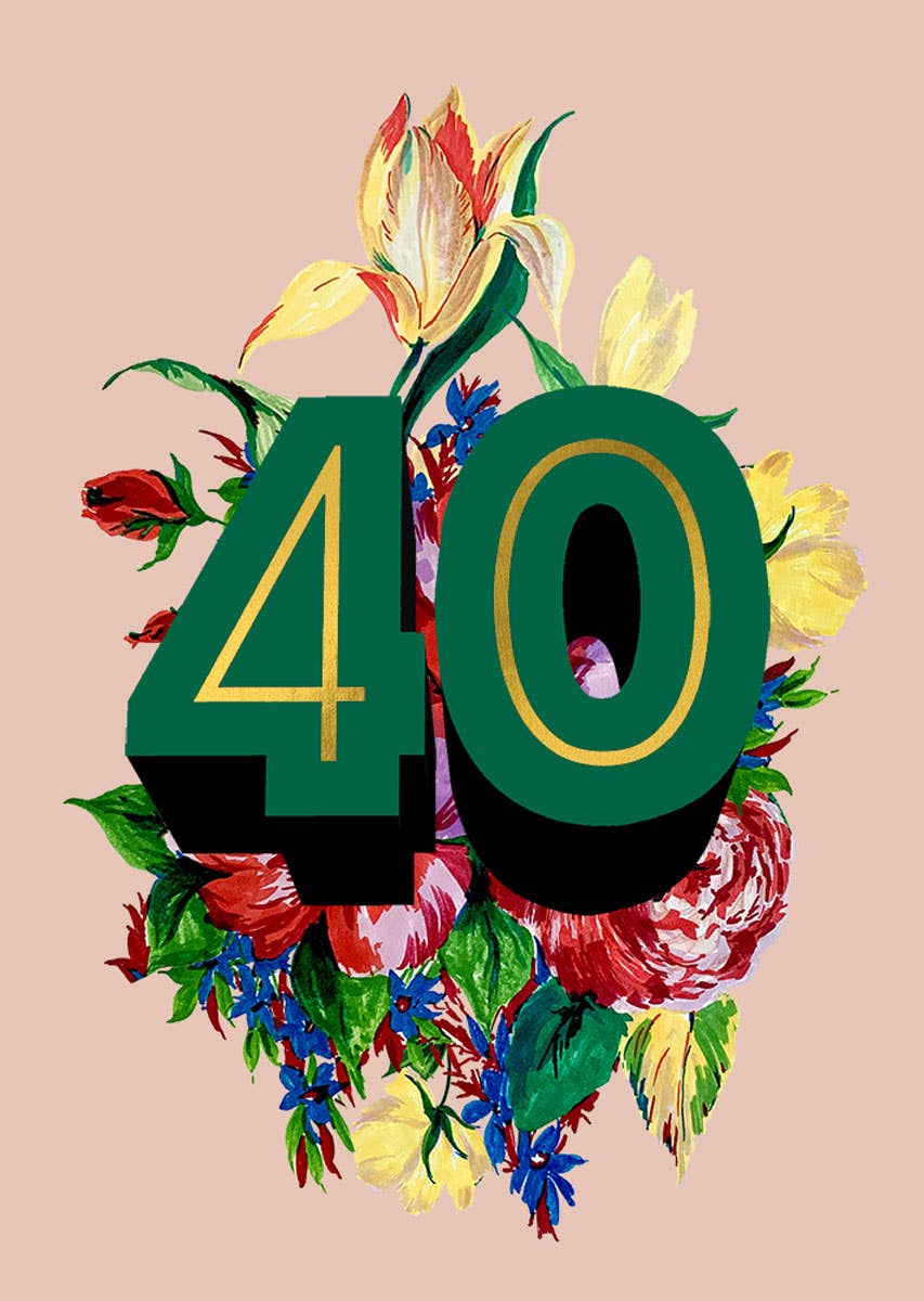 Forty Age Card