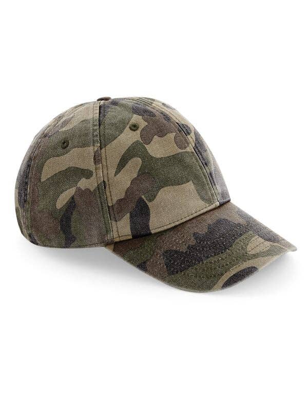 Beechfield Low Profile Vintage Cap | Unisex | Heavy Washed Cotton | 19 Colours | One Size: Vintage Black / One Size