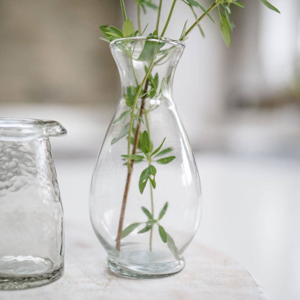Victoria Hammered Glass Bud Vase