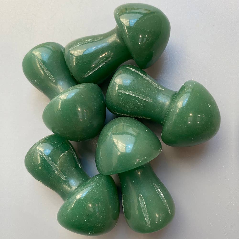 Crystal Mushroom, 3.5cm: Yellow Aventurine