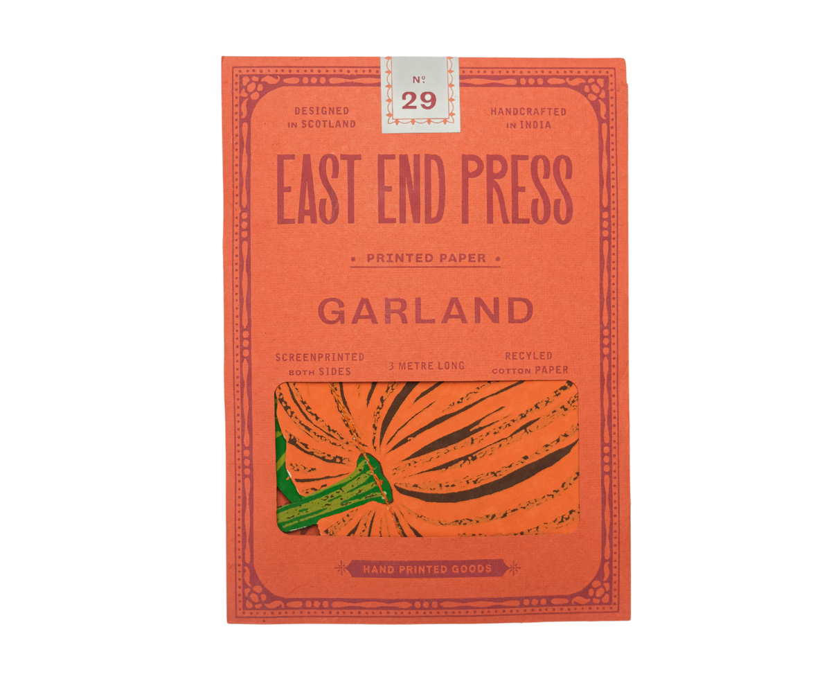 UK/EU: Pumpkin Sewn Garland