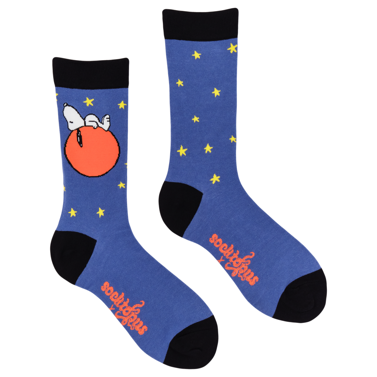 Snoopy Dog Tired Socks - Peanuts: BLUE / L (UK 9-12 / EU 43-46 / US 10-13)