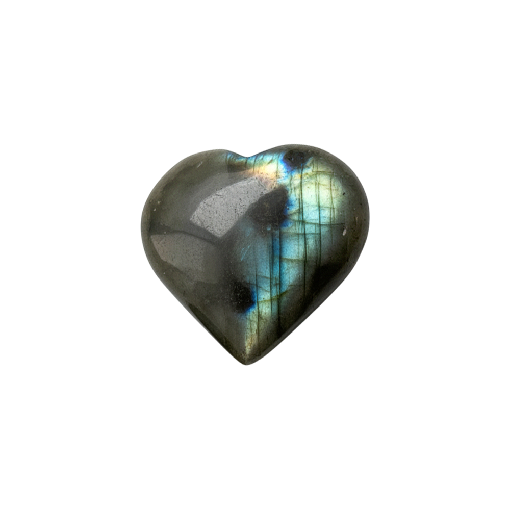 Small Crystal Heart, 3cm: Lapis Lazuli