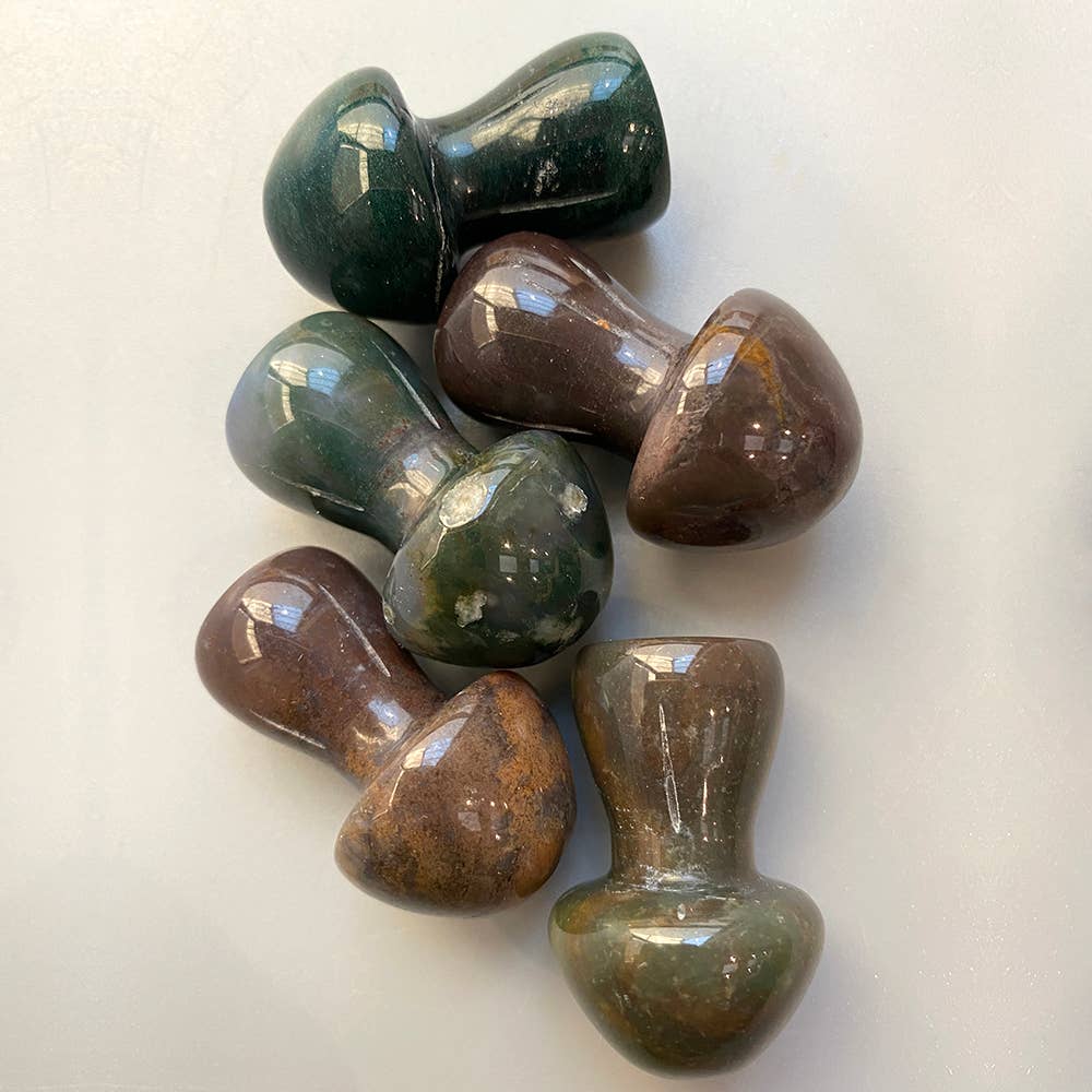 Crystal Mushroom, 3.5cm: Yellow Aventurine