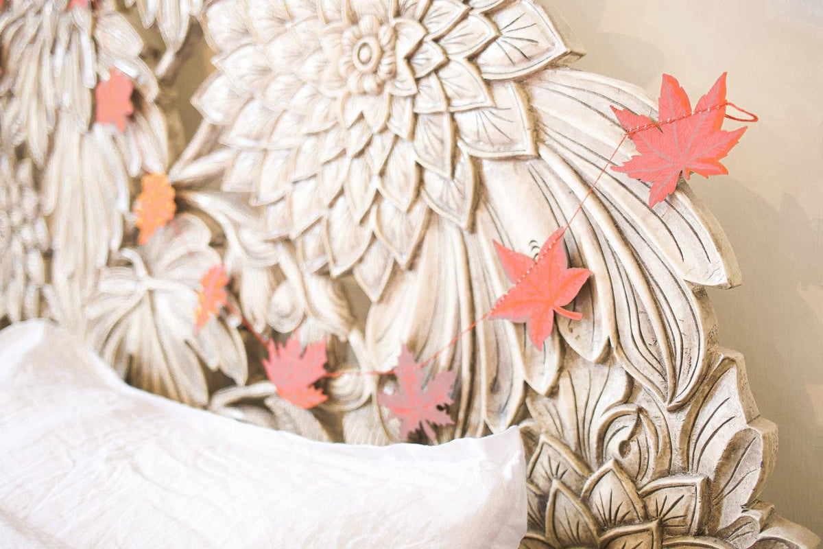 UK/EU: Autumn Leaves Sewn Garland