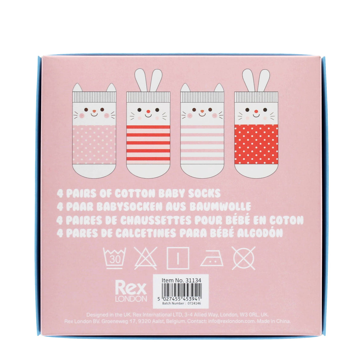 Baby socks (4 pairs) - Lottie and Friends