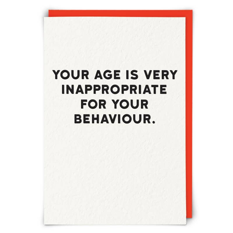 Behaviour Greetings Card