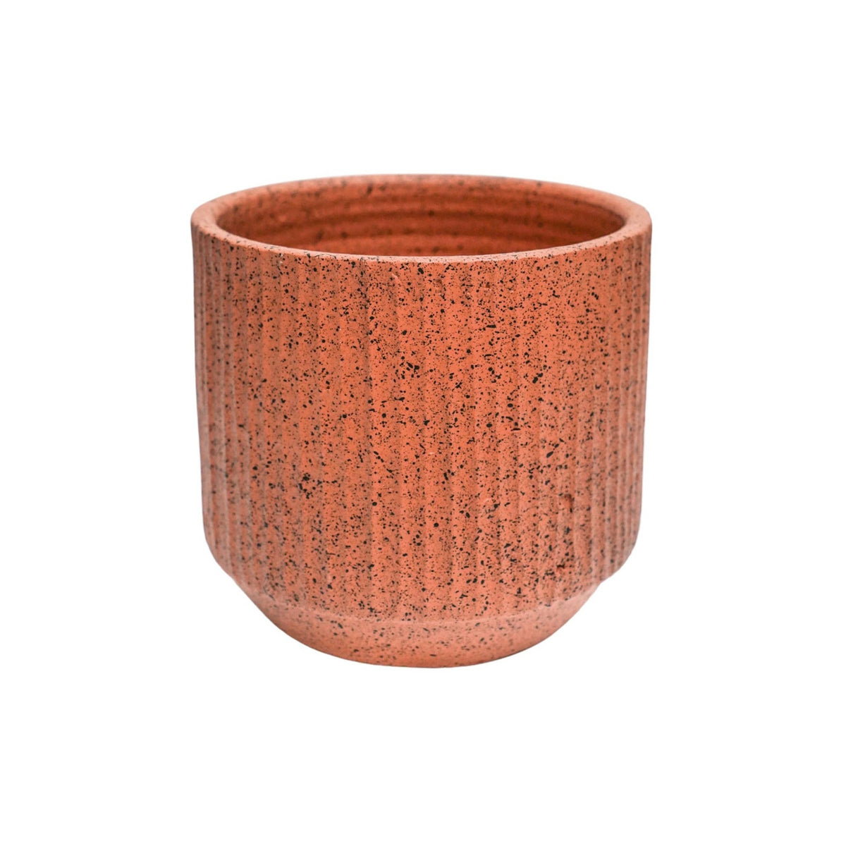 Solento Speckle Planter 20cm: Gray / Ceramic / English